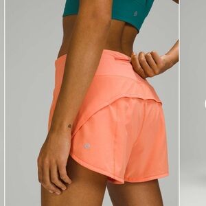 Lululemon Speed Up Mid-Rise Short 4" Golden Apricot